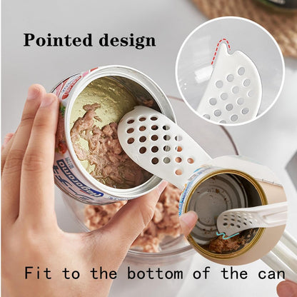 2 PCS Pet Food Can Spoon - Multifunctional Dog & Cat Food Scoop with Can Opener, Mini Spatula for Wet Food Feeding