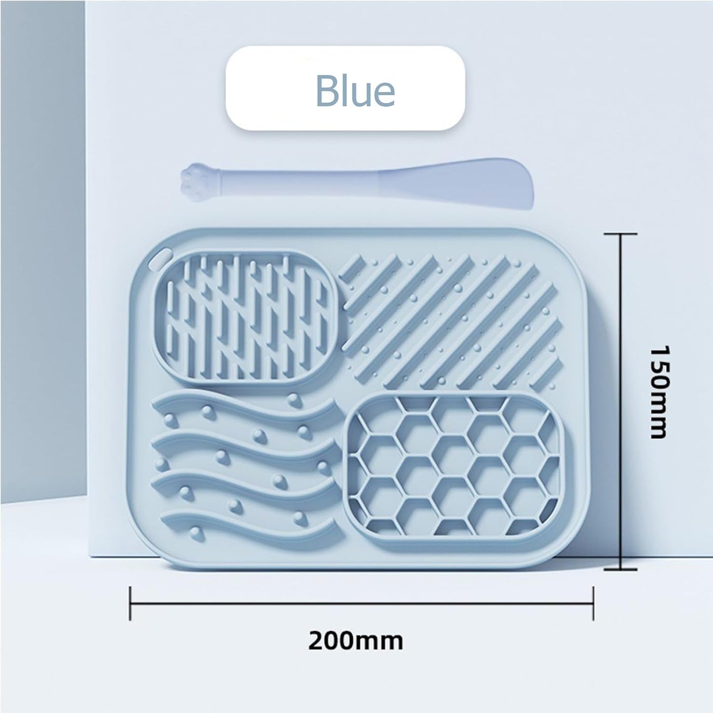 Dog Lick Mat with Suction Cups–Silicone Slow Feeder Mat for Cats & Dogs – Anxiety Relief for Bathing,Grooming,Vet Visits – Peanut Butter Licking Pad,Dishwasher Safe(2-Pack) (Green & Yellow)