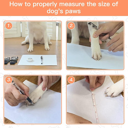 EXPAWLORER 6Pcs Anti-Slip Dog Socks to Prevent Licking Paws,Dog Shoes for Hot Pavement,Dog Booties Traction Control on Hardwood Floor,Boots & Paw Protectors, for Puppy Small Medium Large Senior Dogs