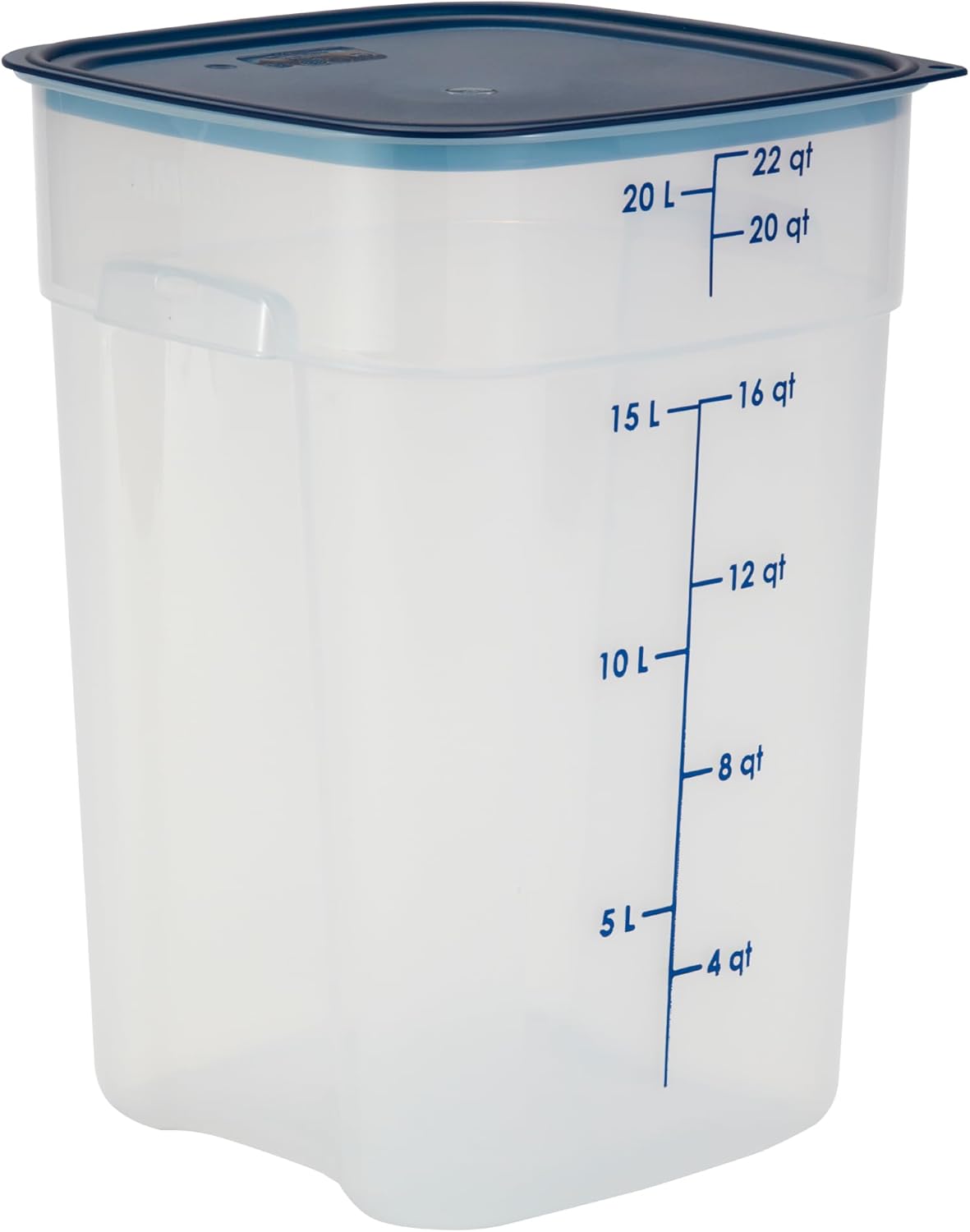Cambro FreshPro 12 Quart (QT) Food Storage Container with Lid (Restaurant Grade) - for Food Prep, Commercial Kitchen, Pet and Dog Food Container (Translucent)