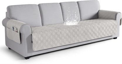 VANSOFY Couch Cover, Waterproof Sofa Covers Washable Slipcover Furniture Protector Couch Seat Covers Non-Slip Couch Cover for Dogs, Pets(Sofa, Dark Gray)