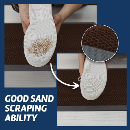 Muddy Mat® Meshy Mat™ Door Mat Heavy-Duty Quick-Dry Floor Mat, Sand & Dirt Trapper for Indoor & Outdoor, Ideal for Entrance, Mudrooms,Patios & Garages,Low-Profile,Non-Slip,Washable– Black 17"x30"x0.4"