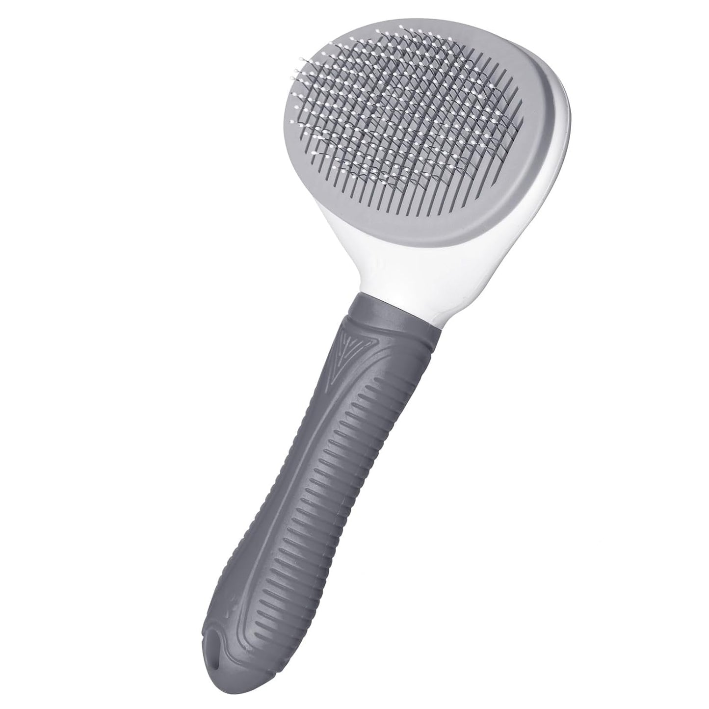 Aogeili Self Cleaning Slicker Brush, Skin Friendly Deshedding Grooming Tool for Dogs, Cats & Bunny, One-Click Release Removes Loose Undercoat, Mats & Tangles, for Long & Short Hair Shedding Pets