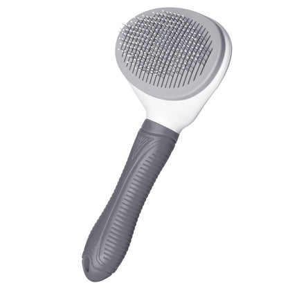 Aogeili Self Cleaning Slicker Brush, Skin Friendly Deshedding Grooming Tool for Dogs, Cats & Bunny, One-Click Release Removes Loose Undercoat, Mats & Tangles, for Long & Short Hair Shedding Pets