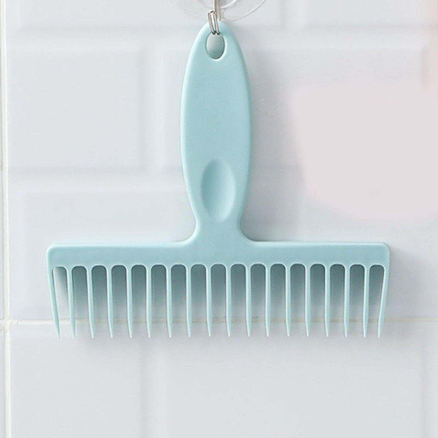 Broom Hair Removal Comb | Long Handle Scraping Brush for Pet Hair/Particles/Debris | Sturdy PP Maintenance Tool for Floors and Corners
