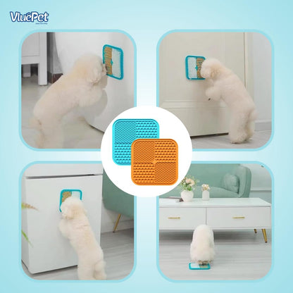 VALUEPET | Dog Lick Mat - Silicone Lick Mat for Anxiety Relief - Slow Feeder Licking Pad for Butter, Yogurt, & Peanut - Suitable for Dog Training, Boredom Reducer, Bathing & Grooming - Paw - 6.6 Inch