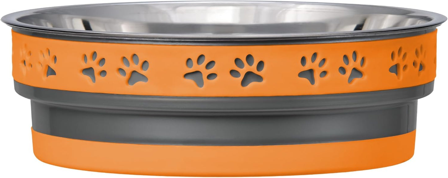 Loving Pets Corsa Dog Bowls- Stainless Steel Dog & Cat Bowls - Spill Proof Dog Food Bowl, Cat Bowl, Puppy Essentials & Pet Supplies Great for Home & Travel (Small 10-20 lbs, Rapid Blue)