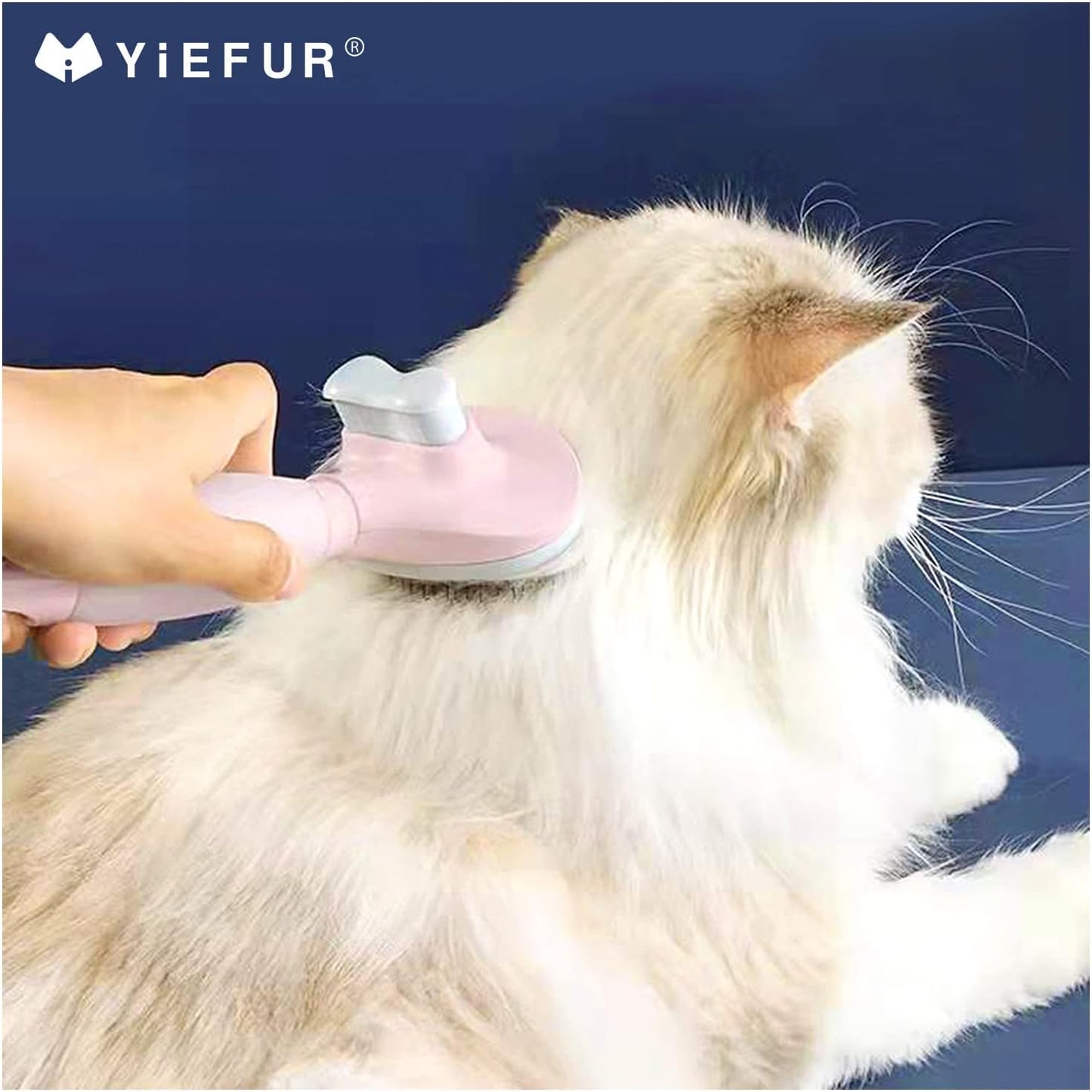 Cat Hair Brush,Cat Brush for Shedding,Soft Silicone Self Cleaning Brushes for Short and Long Haired Cats for Grooming and Shedding