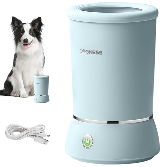 DOGNESS W01 Automatic Dog Paw Cleaner for Small to Medium Dogs (White)