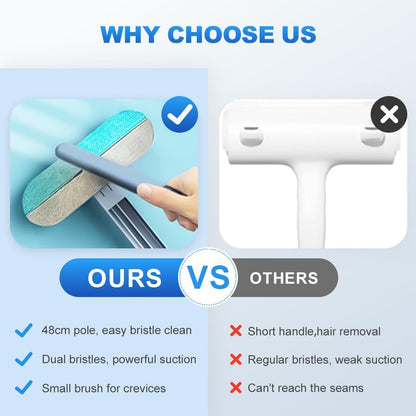 Moonboat Multifunctional Hair Removal Brush, Cleaner Pro Pet Hair, Cat Dog Hair Broom Lint Remover Scraper, Suitable for Carpet Rugs Bed Couch Curtains (A-1PC)