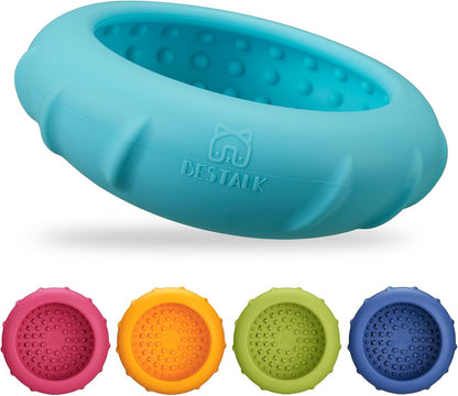 Dog Lick Bowl, Bestalk Wobbly Freeze Bowl Enrichment Feeder for Dogs, Anxiety Relief Lick Mat Puzzle Toy for Distraction, BPA Free Silicone, Dishwasher Safe(Rose,S)