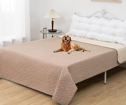 fuguitex Waterproof Dog Bed Cover Couch Cover, Anti-Slip Cat Mat Pet Pad Blanket for Sofa Chair Recliner Furniture Protrctor