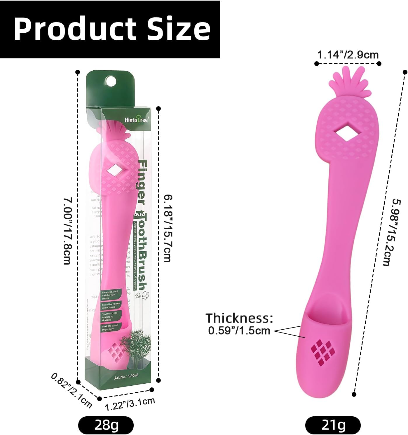 Yellow Pineapple-Shaped Dog Finger Toothbrush Soft TPR Anti-Slip Dog Finger Toothbrush Cover Cat Fingerbrush Tooth Cleaning Tool Pet Dental Care Toothbrush for Dogs and Cats 5.98in/15.2cm