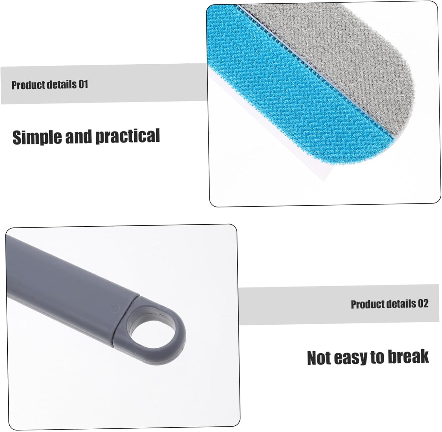 Pet Remover Brush for Couch Sofa Bed Cat Dog Hair Remover Tool Efficient Hair Remover for Clothes and Carpets Long Handle Reusable Lint Remover