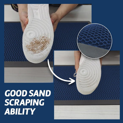 Muddy Mat® Meshy Mat™ Door Mat Heavy-Duty Quick-Dry Floor Mat, Sand & Dirt Trapper for Indoor & Outdoor, Ideal for Entrance, Mudrooms,Patios & Garages,Low-Profile,Non-Slip,Washable– Black 17"x30"x0.4"