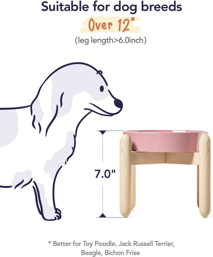 LE TAUCI Dog Bowls Slow Feeder Ceramic, 1.5 Cup Slow Feeding Bowl for Small and Medium Breed, Puzzle Dog Food Bowl for Fast Eater, Maze Purple