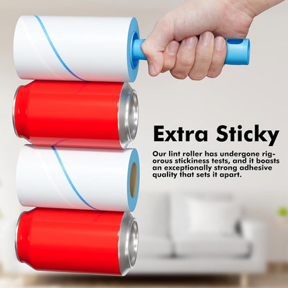 Lint Rollers for Pet Hair Extra Sticky, 800 Sheets Mega Value Set Lint Rollers for Pet Hair Removal, Dog and Cat Lint Remover for Clothes, Furniture, Carpet