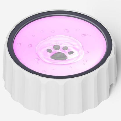 Dog Water Bowl No Spill 70oz/2L Large Capacity Dispenser Non Slip No Splash Bowl Pet Slow Feeder No Drip Dog Water Bowl on Vehicle Slow Water Bowl for Dogs and Cats