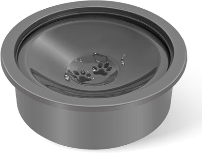 No Spill Water Bowl for Dogs, 30oz Slow Drinking Dog Slobber Stopper, Non Spilling Messy Splash or Drip