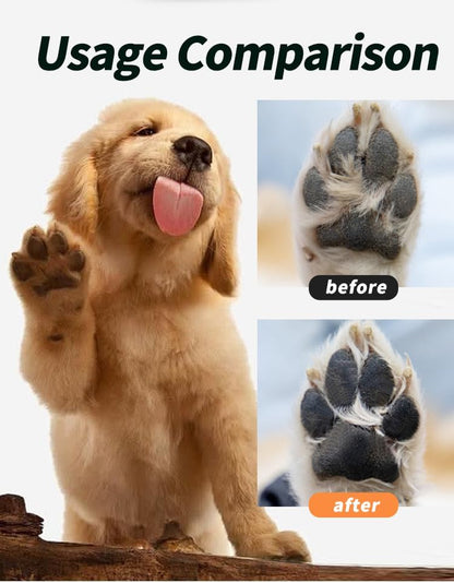 Dog Cat Paw Cleaner Foam | No-Rinse Formula for Cleaning Dirty Paws | Gentle, Fragrance-Free, Foaming Cleanser with Soft Silicone Brush | 100ml (3.4oz)