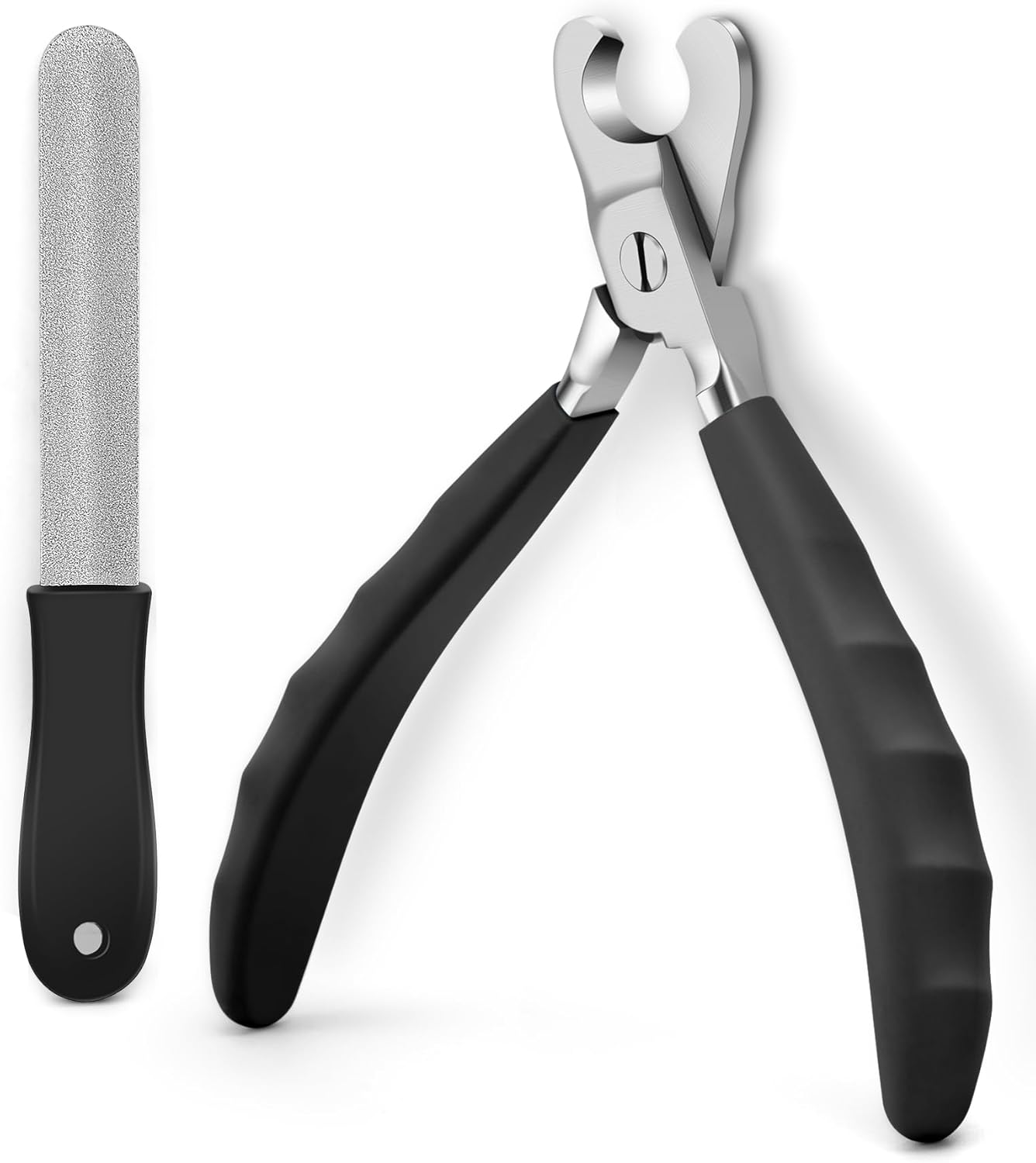 Gobeigo Upgrade Wide Open Dog Nail Clippers for Large Dogs Cut Like Butter, Heavy Duty Dog Nail Trimmer Full Metal Razor Sharp Professional for All Dogs Cats with Thick Toenail