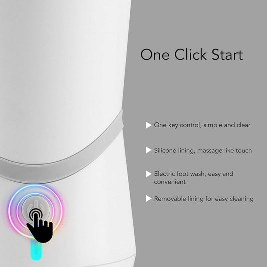 Fockety Automatic Dog Paw Cleaner, USB Electric Paw Washer for Dogs Portable Paw Cleaner Cup, Dog Foot Cleaning Machine for Small and Medium, Large Dogs, Cats