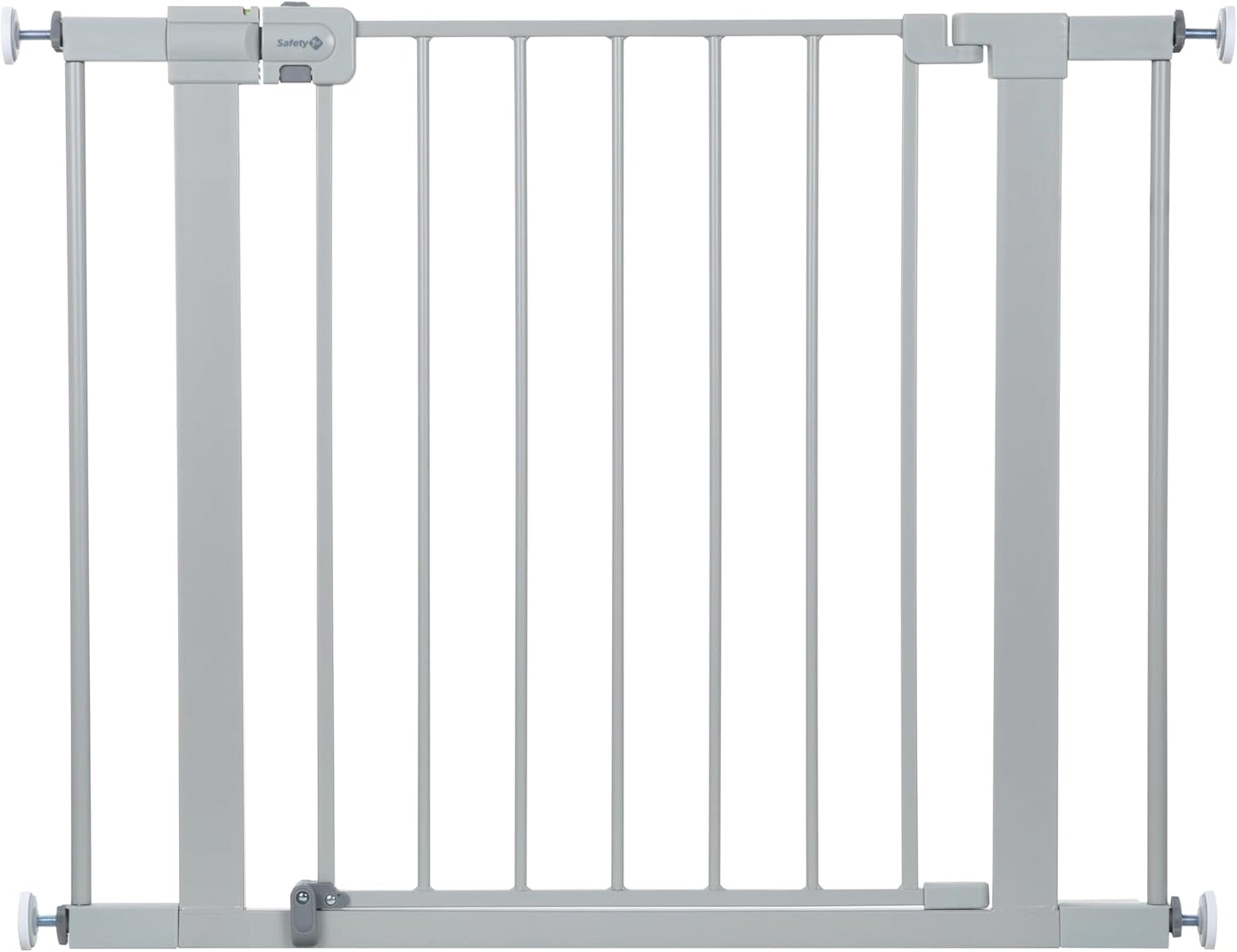 Safety 1st Easy Install Walk Thru Baby Gate for Doorway With Door, Dog Gates, Fits 29"-38", Easy Install 28" Tall, White