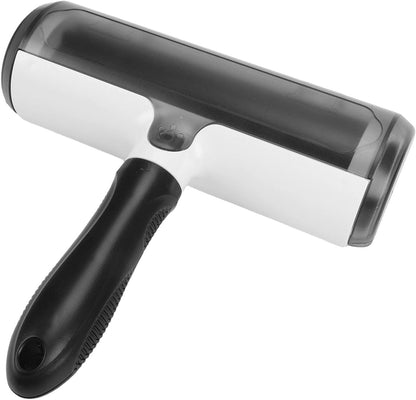 Zunate Pet Hair Remover Roller for Efficient Dog and Cat Hair Removal, Reusable Lint Roller for Couch, Carpet, Clothing and Furniture (Black)