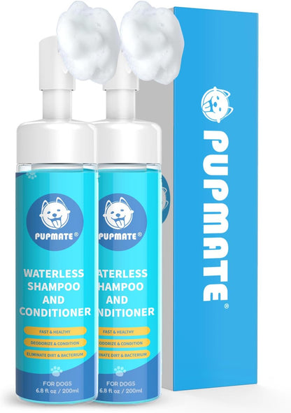 Paw Cleaner for Dogs & Cats,No-Rinse Foaming Dog Paw Cleaner Washer Cleanser,Hypoallergenic & pH-Balanced, 7 fl oz, with Scrubber Brush,Safe for Small, Medium & Large Pet, Puppy Clean Paws