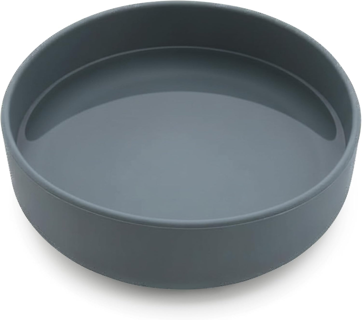 Should We Go? Dog Water Bowl - The Perfect Dish No-Spill, Less Mess Non-Tippable Water & Food Bowl, Pure Silicone with Suction Cup Fits 5 Cups 7.5" Across x 2.25" Tall, Ideal for All Pets, Medium-Sage