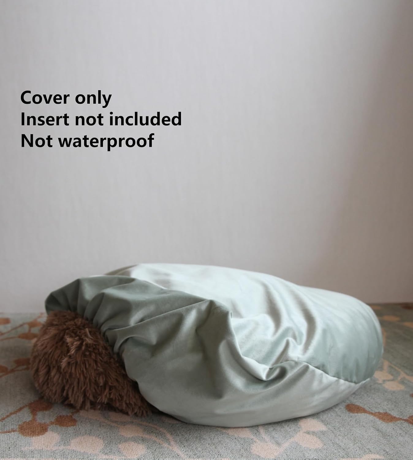 Waterproof Dog Bed Cover Replacement Round 42 Inch Grey