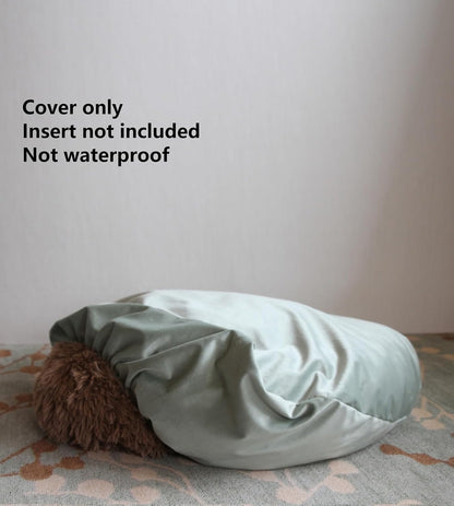Waterproof Dog Bed Cover Replacement Round 42 Inch Grey
