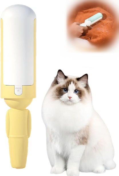 2023 New Pet Hair Remover Roller - Reusable and Washable for Dog/Cat Fur - Best for Couch and Furniture (A-White)