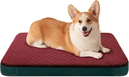 Large Dog Bed, High Density Foam, Good Resilience for Enough Cushion to Large Dogs Such as Great Dane, 47 * 39 Inches Widen Pet Bed, Non Slip Bottom with Removable Washable Cover