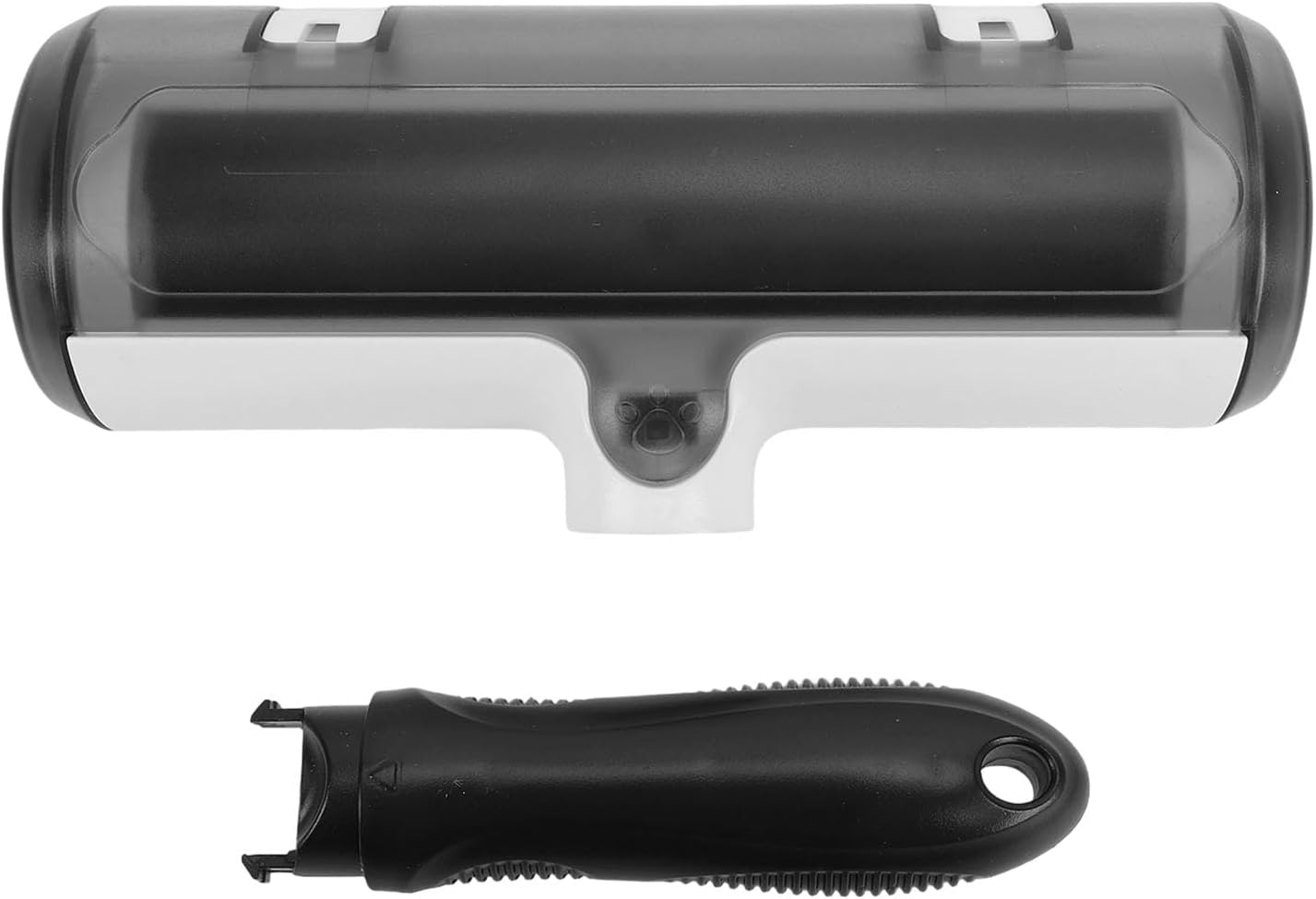 Zunate Pet Hair Remover Roller for Couch and Carpet, Reusable Lint Removal Tool with 17cm Wide Bidirectional Brush Head for Clothing and Furniture, Black Tool (Gray)