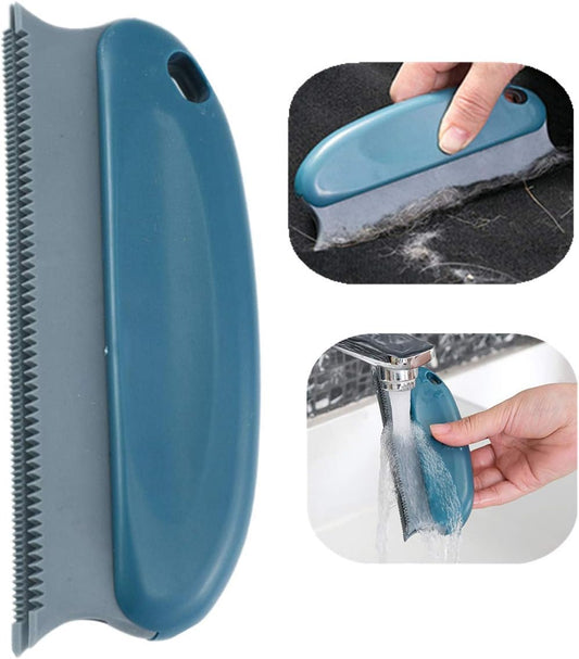 N-S Pet Hair Remover Brush Pet Grooming Comb Dog Cat Hair Remover Lint Remover Brush Pet Hair Detailer Grooming Rake Pet Grooming Brush for Carpet/Couch/Furniture/Blankets/Clothing/Car/Bed (Navyblue)