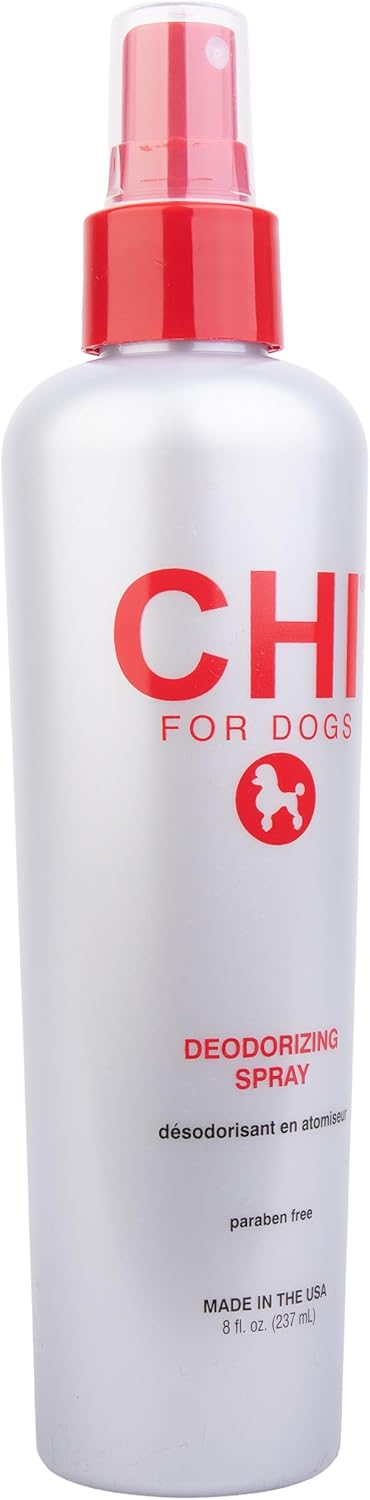 CHI for Dogs Detangling Finishing Spray, Leave-In Dog Grooming Mist to Help Release Tangles & Knots, Light Conditioning Shine Finish, Sulfate & Paraben Free, Made in the USA, 10 Fl Oz