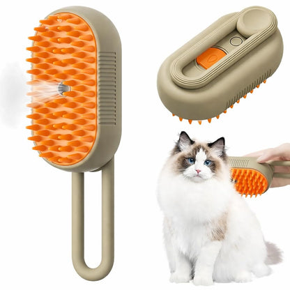 2024 Multifunctional Pet Grooming Brush - 3-in-1 Detangling and Massage Comb for Removing Loose Hair from Cats and Dogs