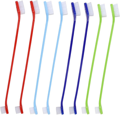 YMCCOOL Dog Toothbrush Set of 8 – Dual Headed Dental Hygiene Brushes for Small to Large Dogs, Easy Teeth Cleaning & Dental Care,Dog Tooth Brushes for Small to Large Dogs, Cats, and Most Pets