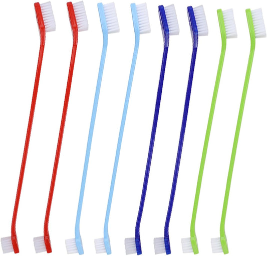 YMCCOOL Dog Toothbrush Set of 8 – Dual Headed Dental Hygiene Brushes for Small to Large Dogs, Easy Teeth Cleaning & Dental Care,Dog Tooth Brushes for Small to Large Dogs, Cats, and Most Pets