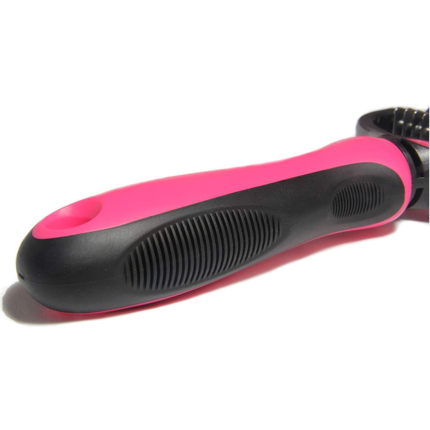Maxpower Planet Dog Rake and Dog Hair Brush - Gently Removes Loose Undercoat, Mats and Tangled - Deshedding Grooming Tool for Dogs & Cats - Self Cleaning Slicker Brush - All Hair Types