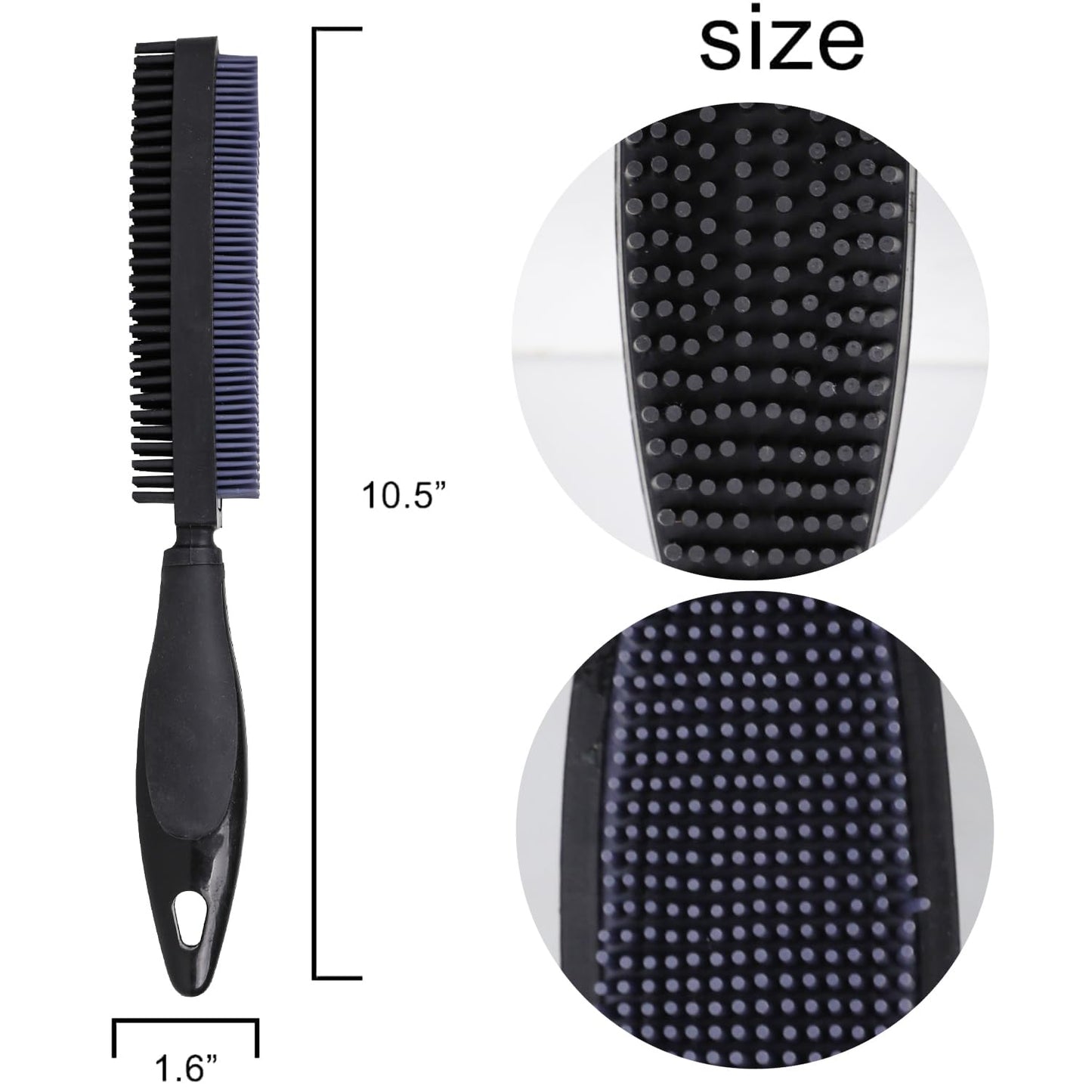 Rubber Pet Hair Removal Brush for Couch Clothes Dog Cat Pet Hair Carpet, Also Used as Dog Cat Bath Brush with Massage Effect