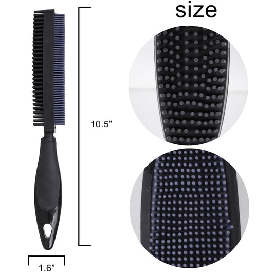 Rubber Pet Hair Removal Brush for Couch Clothes Dog Cat Pet Hair Carpet, Also Used as Dog Cat Bath Brush with Massage Effect