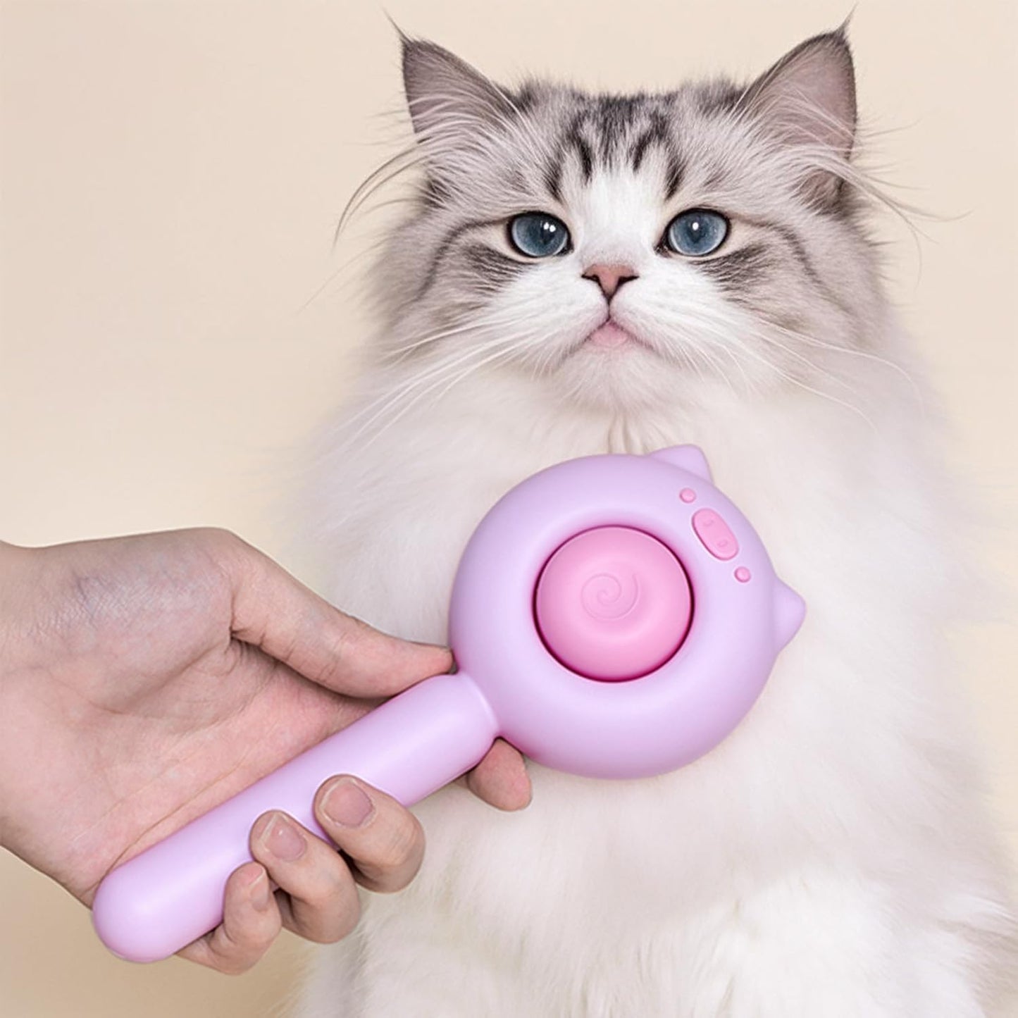 Cat Brush Dog Brush with Release Button for Shedding, Self Cleaning Cat Comb Hair Brush for Indoor Cats, Dog Deshedding Brush Grooming Kit, Pet Supplies Hair Remover Tool