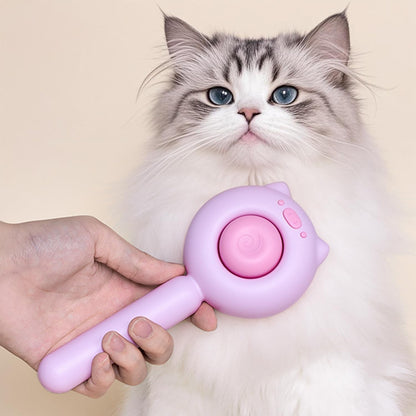 Cat Brush Dog Brush with Release Button for Shedding, Self Cleaning Cat Comb Hair Brush for Indoor Cats, Dog Deshedding Brush Grooming Kit, Pet Supplies Hair Remover Tool