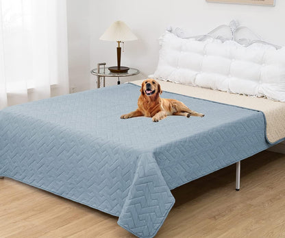 fuguitex Waterproof Dog Bed Cover Couch Cover, Anti-Slip Cat Mat Pet Pad Blanket for Sofa Chair Recliner Furniture Protrctor