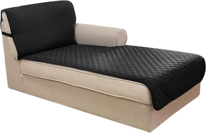U-NICE HOME Reversible Sofa Cover Washable Couch Cover for Dogs Friendly with Elastic Straps Water Repellent Furniture Protector for 3 Cushion Couch (Sofa, Coffee/Beige) - Colors B