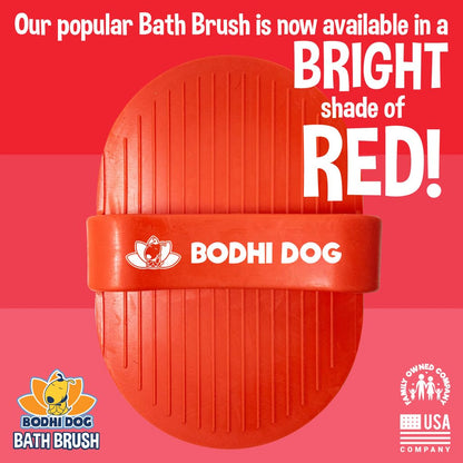 Bodhi Dog Shampoo Brush - Pet Grooming & Bath Supplies for Dogs and Cats - Bath Brush for Long & Short Hair - Premium Scrubber for Shower, Bathing & Massage (One Pack, Blue)