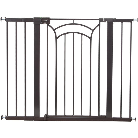 Safety 1st Easy Install Baby Gates for Doorways, Tall & Wide, Décor Easy Install, Pressure Mount Fastening, No Drilling