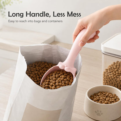 Meow&Woof Cover for Pet Can Food/Cat Wet Food Spoon/Lid for Dog Cans/Cute Paw Shape One Lid One Spoon Pack (Gray)